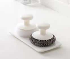 Edelstahl-Kugelbürste – einfaches Geschirrspülwerkzeug