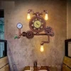 Edison Wall Sconce - American Wood and Iron Light Lamp