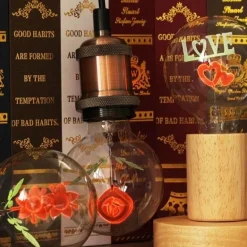 Edison-Glühbirne Love Lamp - Dekorative Vintage-Beleuchtungsvorrichtung