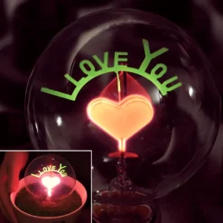 Edison-Glühbirne Love Lamp - Dekorative Vintage-Beleuchtungsvorrichtung