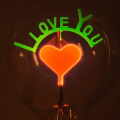 Edison-Glühbirne Love Lamp - Dekorative Vintage-Beleuchtungsvorrichtung
