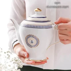 Edle Teekanne aus Bone China – Europäisches Porzellan für Teeliebhaber