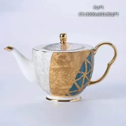 Edle Teekanne aus Bone China – Europäisches Porzellan für Teeliebhaber