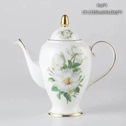 Edle Teekanne aus Bone China – Europäisches Porzellan für Teeliebhaber