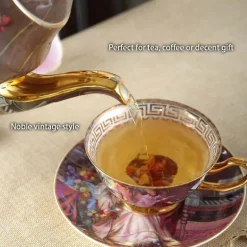 Edle Teekanne aus Bone China – Europäisches Porzellan für Teeliebhaber