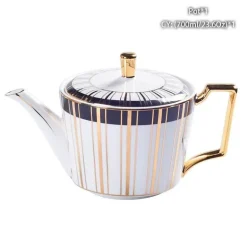 Edle Teekanne aus Bone China – Europäisches Porzellan für Teeliebhaber