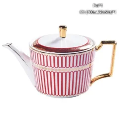 Edle Teekanne aus Bone China – Europäisches Porzellan für Teeliebhaber