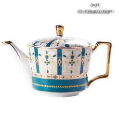 Edle Teekanne aus Bone China – Europäisches Porzellan für Teeliebhaber