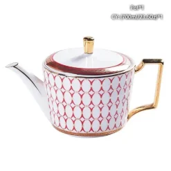 Edle Teekanne aus Bone China – Europäisches Porzellan für Teeliebhaber