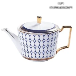 Edle Teekanne aus Bone China – Europäisches Porzellan für Teeliebhaber