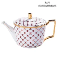 Edle Teekanne aus Bone China – Europäisches Porzellan für Teeliebhaber