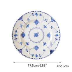 Edler Keramik-Essteller – Stilvoller Steak-Salatteller