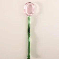 Edles Dessertlöffel-Set aus Glas – Stilvolles Servierbesteck für Desserts