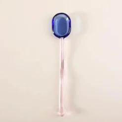 Edles Dessertlöffel-Set aus Glas – Stilvolles Servierbesteck für Desserts