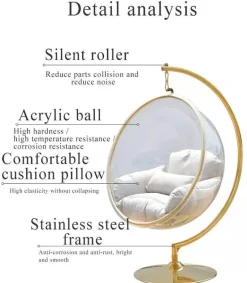 Egg Pod Swing Chair - Bubble Hanging Seat for Relaxation