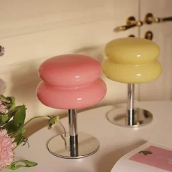 Egg Tart LED-Tischlampe – Dekorative Glasleuchte