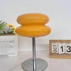 Egg Tart LED-Tischlampe – Dekorative Glasleuchte
