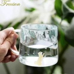 Eichhörnchen-Kaffeetasse – 320 ml, hitzebeständig, für Tee und Bier