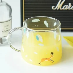 Eichhörnchen-Kaffeetasse – 320 ml, hitzebeständig, für Tee und Bier