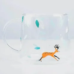 Eichhörnchen-Kaffeetasse – 320 ml, hitzebeständig, für Tee und Bier