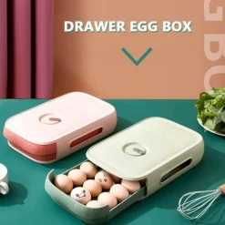 Eieraufbewahrungsschublade - Stapelbarer Kühlschrank-Organizer