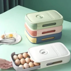 Eieraufbewahrungsschublade - Stapelbarer Kühlschrank-Organizer