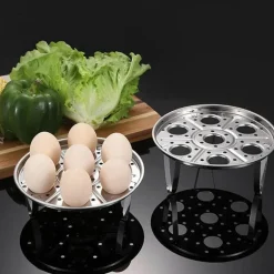 Eierdämpfer-Gestell - Kochzubehör aus Edelstahl