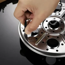 Eierdämpfer-Gestell - Kochzubehör aus Edelstahl