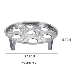 Eierdämpfer-Gestell - Kochzubehör aus Edelstahl