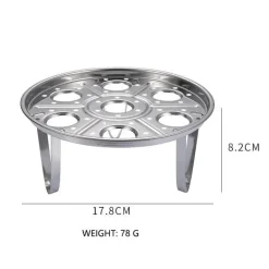 Eierdämpfer-Gestell - Kochzubehör aus Edelstahl