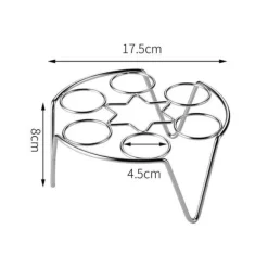 Eierdämpfer-Gestell – Multifunktionale Aufbewahrungslösung zum Kochen