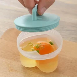 Eierkocher aus Silikon – 4er-Pack Dampfgarformen für perfekte Eier