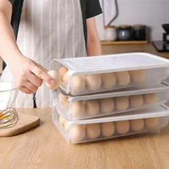 Eier-Organizer – automatisch rollender Aufbewahrungsbehälter