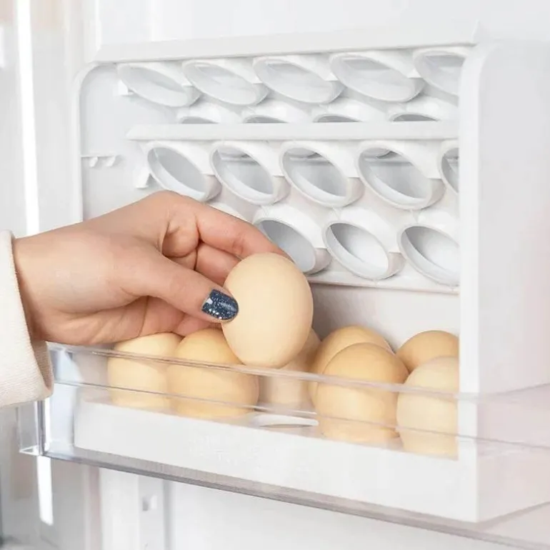 Eier-Organizer – Kühlschrank-Aufbewahrungsregal für die Küche