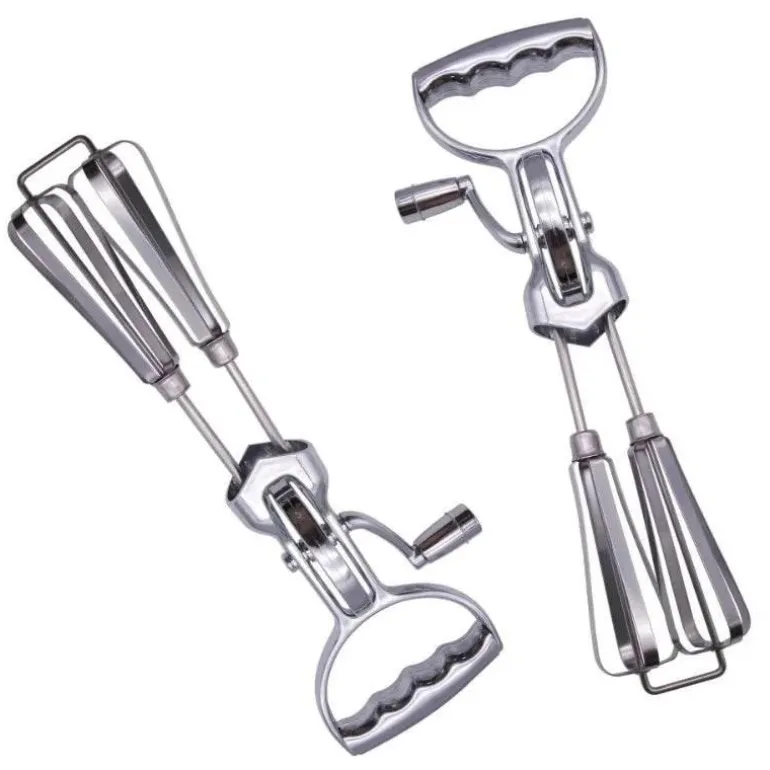 Eierschläger, Ballonschneebesen, Mixer – Manueller Mixer aus Edelstahl