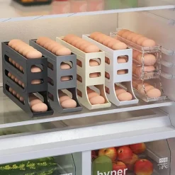 Eierspender-Regal – Kühlschrank-Organizer für frische Eier