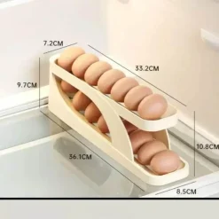 Eierspender-Regal – Kühlschrank-Organizer für frische Eier