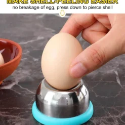 Eierstecher aus Edelstahl – Küchenhelfer für perfekt gekochte Eier