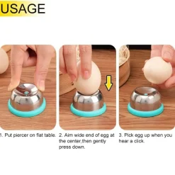 Eierstecher aus Edelstahl – Küchenhelfer für perfekt gekochte Eier