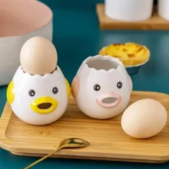 Eiertrenner aus Keramik – Einfaches Werkzeug zum Trennen von Eigelb und Eiweiß