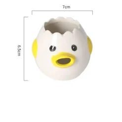 Eiertrenner aus Keramik – Einfaches Werkzeug zum Trennen von Eigelb und Eiweiß