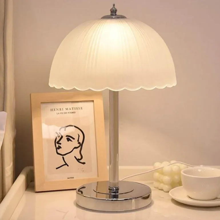 Einfache Blütenblatt-Tischlampe – Moderne Blumenbeleuchtung