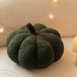 Einfarbiges Kürbiskissen - Dekoratives Herbstkissen