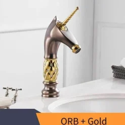 Einhorn-Badezimmerarmatur – Kreative Einzelwaschbeckenarmatur