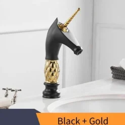 Einhorn-Badezimmerarmatur – Kreative Einzelwaschbeckenarmatur