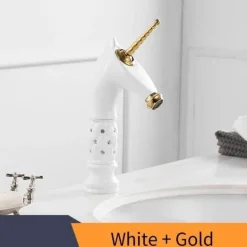 Einhorn-Badezimmerarmatur – Kreative Einzelwaschbeckenarmatur