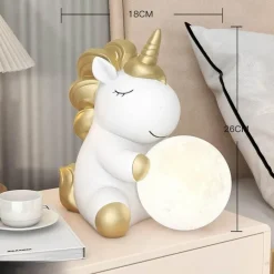 Einhorn-Nachtlicht - Dekorative Lampe fürs Kinderzimmer
