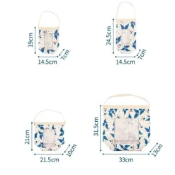 Einkaufstasche aus Baumwollleinen – Aufbewahrungslösung im pastoralen Stil