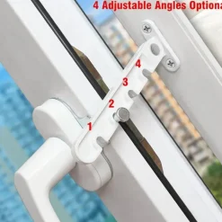 Einstellbare Fensterbegrenzersperre - Sichere Fenstersicherung