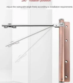 Einstellbarer automatischer Türschließer mit Feder – einfach zu installierender Türmechanismus